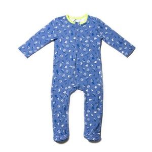 Egg New York Zipper Footie Pajamas 3 months